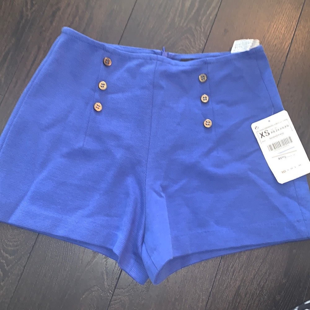 NWT Blue Zara shorts
